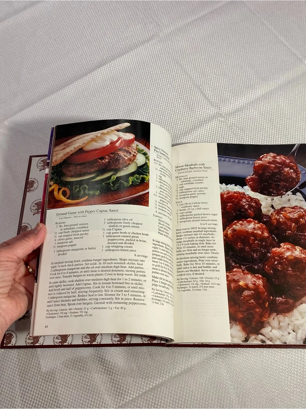 Favorite Wild Game Cookbook - Brown Hardcover 128 pages